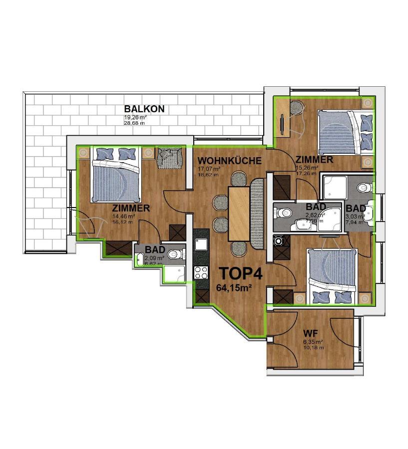Appartements Bergwelt Oetz Eksteriør bilde